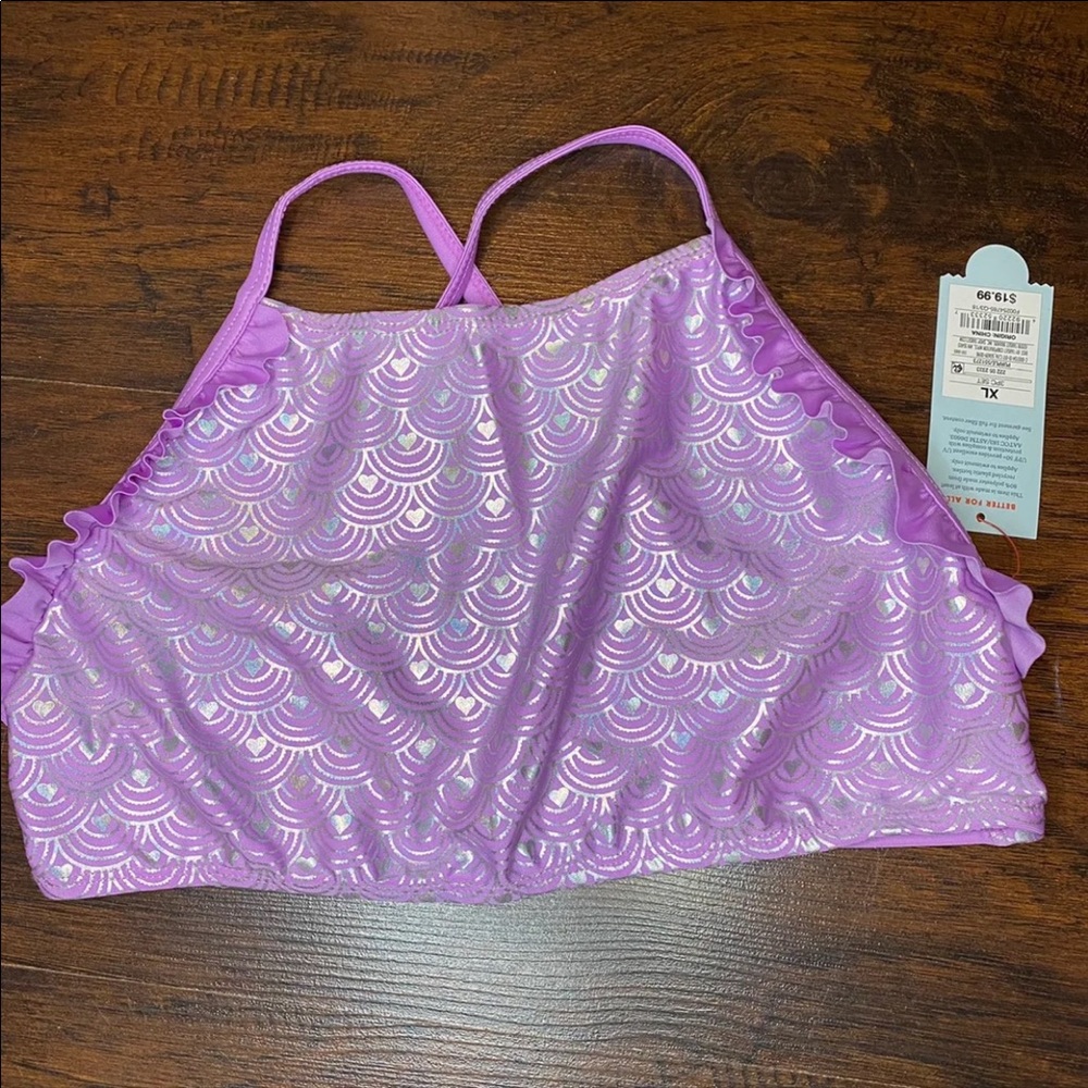 Cat and jack bikini top